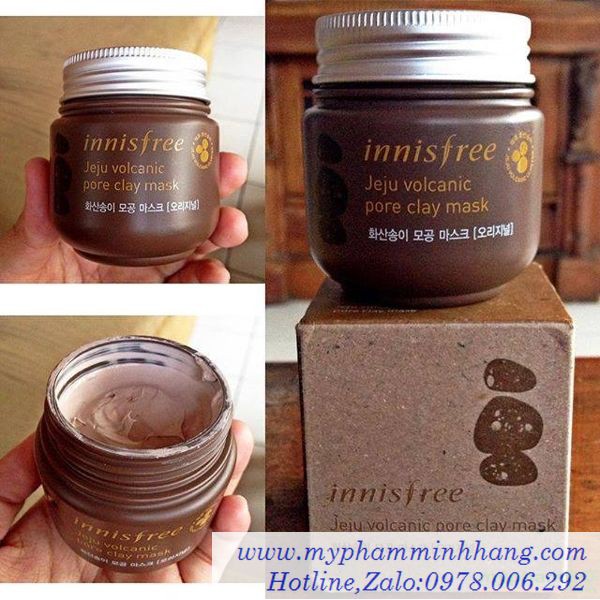MẶT NẠ ĐẤT SÉT INNISFREE JEJU VOLCANIC PORE CLAY MASK 100ML
