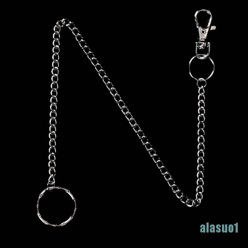 Quần Jean Dài 38cm Phối Dây Xích Cá Tính