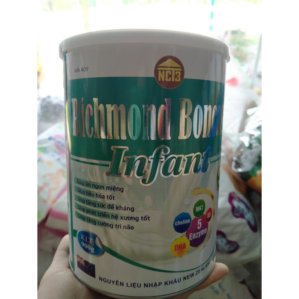 Sữa bột Richmond Boncare Infant (900 garm) date 2023