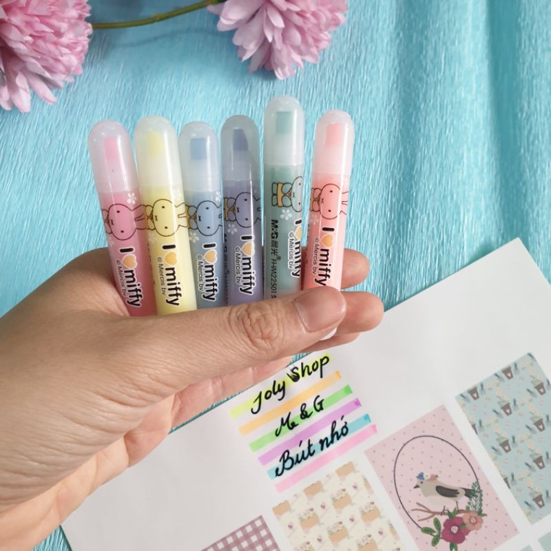 Bút nhớ dòng highlight miffy M&amp;G màu đẹp