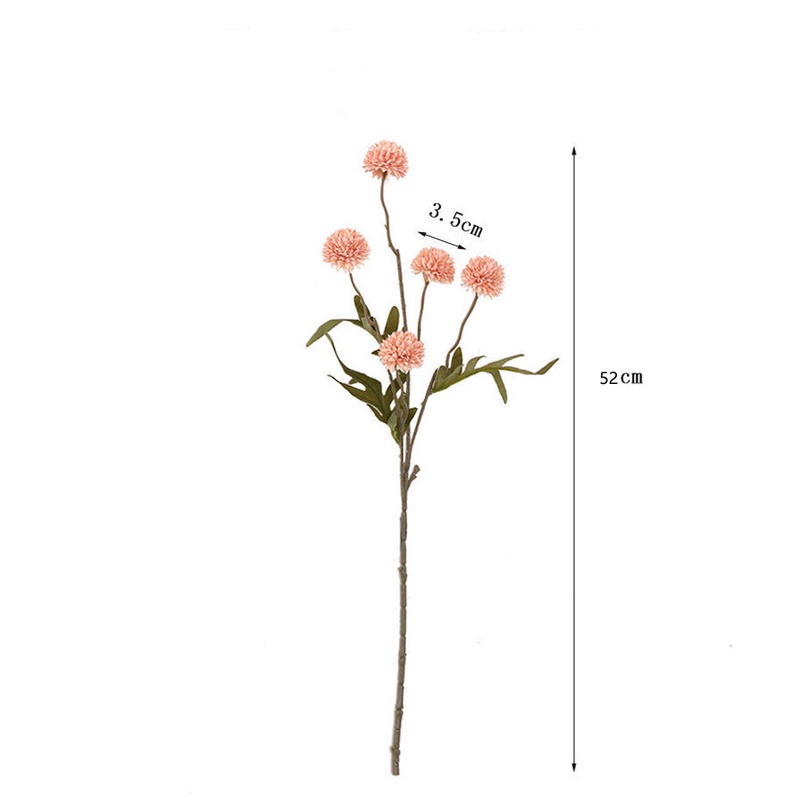 Bó 5 hoa bồ công anh giả trang trí tiệc cưới