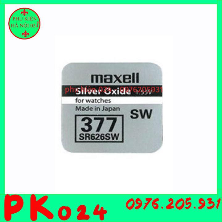 Combo 5 Viên Pin Đồng Hồ SR626SW SR626 377 Maxell Nhật