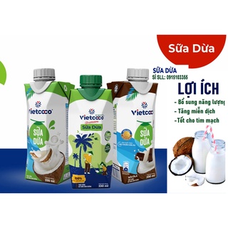 Nước Dừa / Sữa Dừa Nguyên Chât Vietcoco 330mll