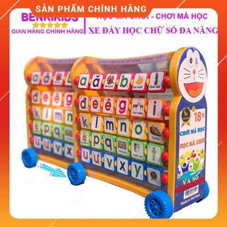 [RẺ NHẤT] Đồ Chơi Xe Đẩy Học Chữ Tiếng Việt 9 Tính Năng Hình Doraemon Ngộ Nghĩnh Giúp Bé Học Ghép Vần Và Học Số Đếm