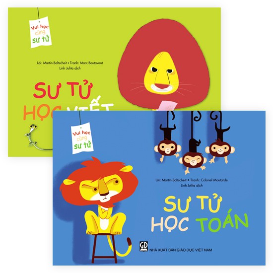 Sách truyền cảm hứng Vui học cùng Sư Tử (02 cuốn)