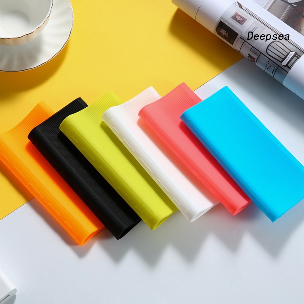 Vỏ Bọc Pin Sạc Dự Phòng Xiaomi Power Generation 3 20000mah Bằng Silicon Chống Trượt