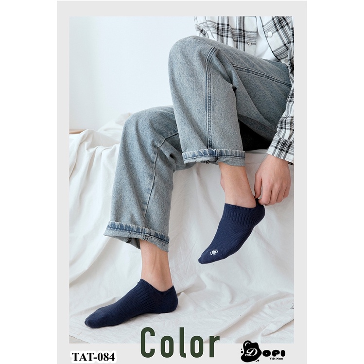 Tất nam cổ ngắn vớ nam cổ ngắn khử mùi kháng khuẩn chống hôi chân Edition 10 TAT-084