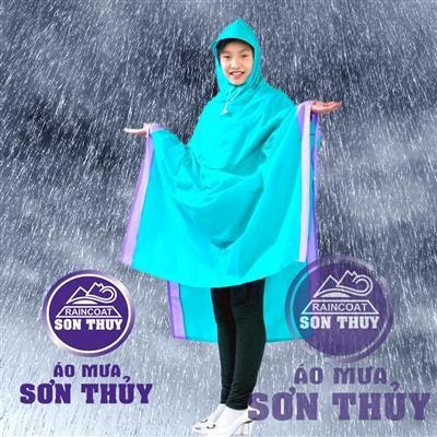 Áo mưa teen chính hãng Sơn Thủy (khoảng 14 tuổi)