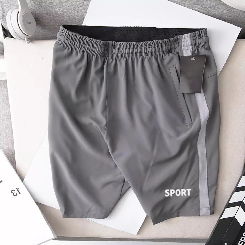 Quần Short nam thể thao chất gió mềm mại phối màu thời trang, mã QS333 | BigBuy360 - bigbuy360.vn