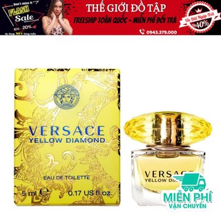 Nước hoa nữ mini chính hãng versace yellow diamond 5ml