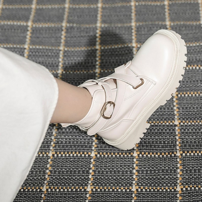 Giày Bốt Martin Mỏng Đế Dày Phong Cách Anh Quốc Thời Trang Mùa Hè Cho Nữ