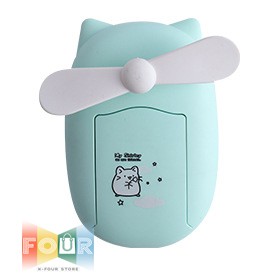 Quạt Phun Sương Hơi Nước Mini Cầm Tay Tạo Độ Ẩm, Điều Hòa Không Khí Nhỏ Gọn, Sạc USB