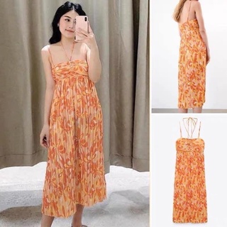 Váy Zara mùa hè cột dây auth new full tag size S M