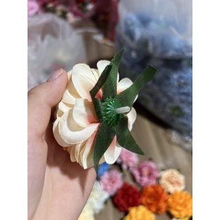 Đầu bông cúc pháp -bông to 8cm. hoa lụa cao cấpo