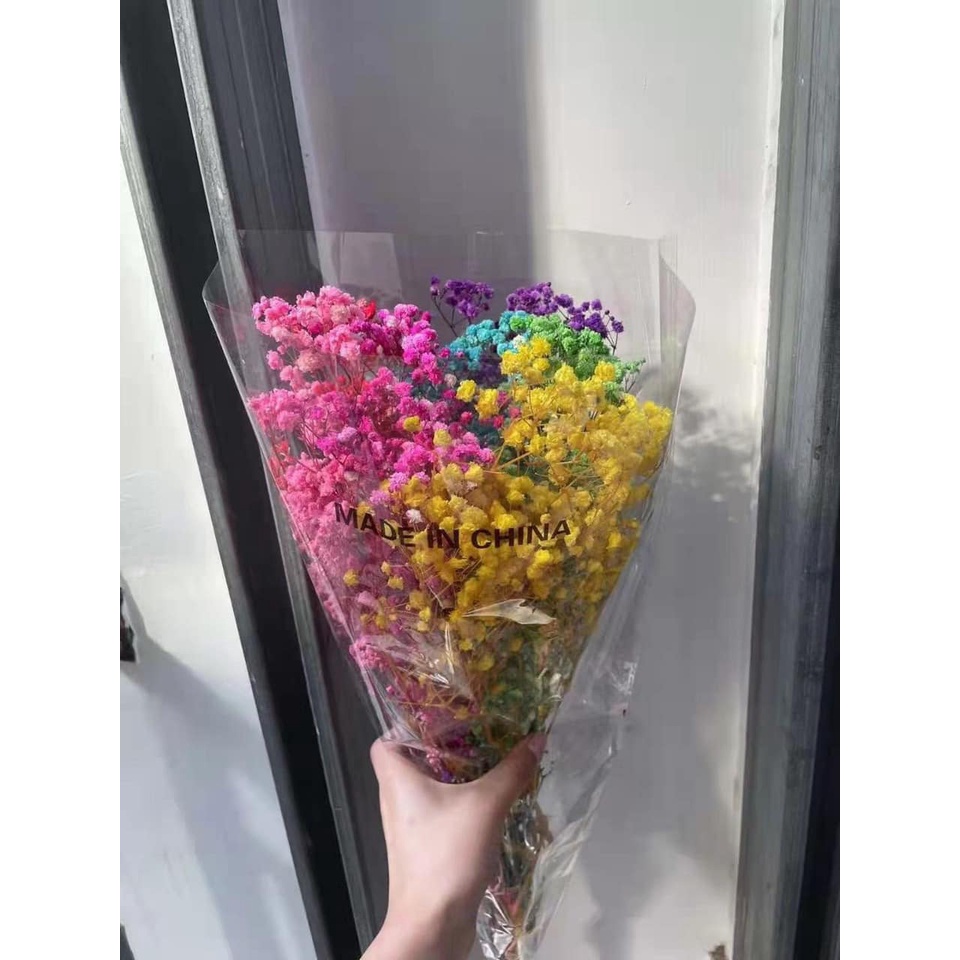 Hoa bi khô decor,  Hoa thật sấy khô tông màu pastel vintage trang trí nhà cửa
