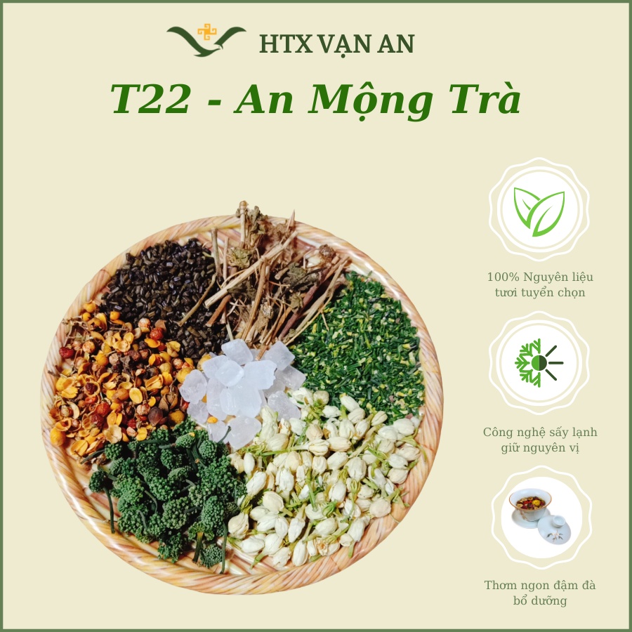 An mông trà, Trà thảo mộc hỗ trợ giảm mất ngủ, an thần