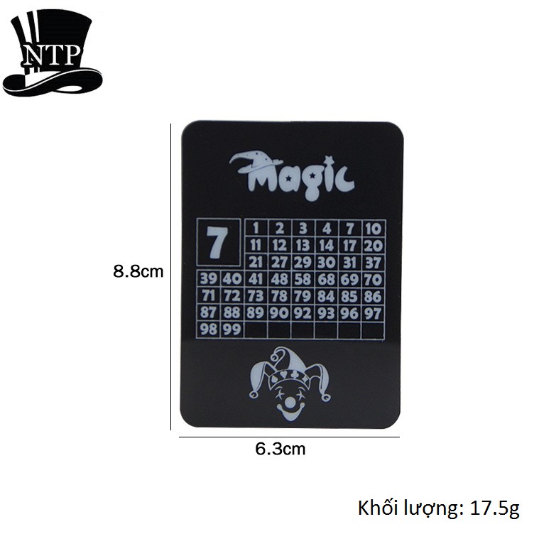 [FREE SHIP] Ảo thuật đoán số - Magic Number/ Age Card Magic