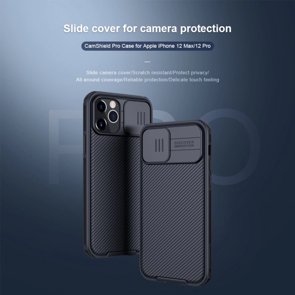 Ốp lưng [BẢO VỆ CAMERA] iPhone 12/ 12 Pro/ 12 Pro Max hiệu Nillkin Camshield