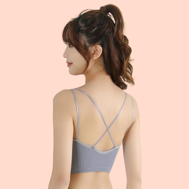 Áo Lót Nữ 2 Dây Dáng Dài Nâng Ngực SU Official, Áo Bra Mút Mỏng Nâng Ngực 6511