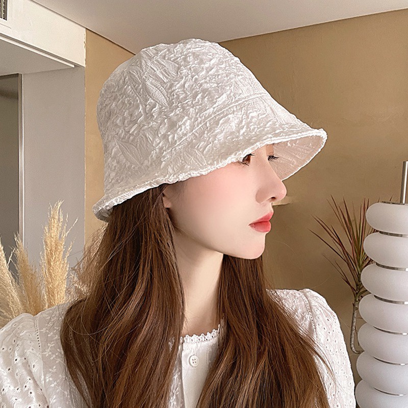 Nón Tai Bèo Mỏng Xếp Ly Xinh Xắn Thời Trang Hàn Quốc