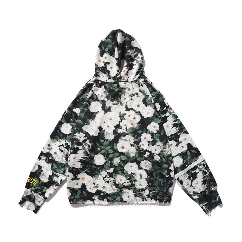 Áo Hoodie In Hình Hoa Hồng / Mặt Cười / Chữ Justin Bieber Drew Độc Đáo Thời Trang Cho Cặp Đôi