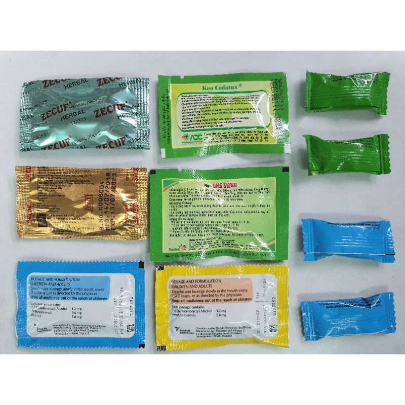 COMBO KẸO HO EUGICA, STREPSILS, CODATUX... - Đông Anh Pharmart