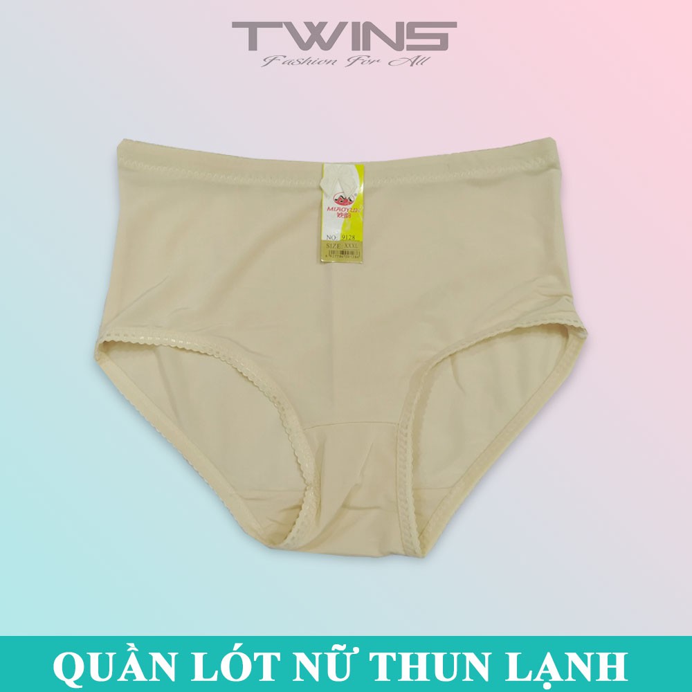 Quần lót nữ thun lạnh trơn cao cấp SD9128 dạng cạp cao định hình ôm bụng chất liệu mềm mại thoáng mát size từ 55kg-65kg