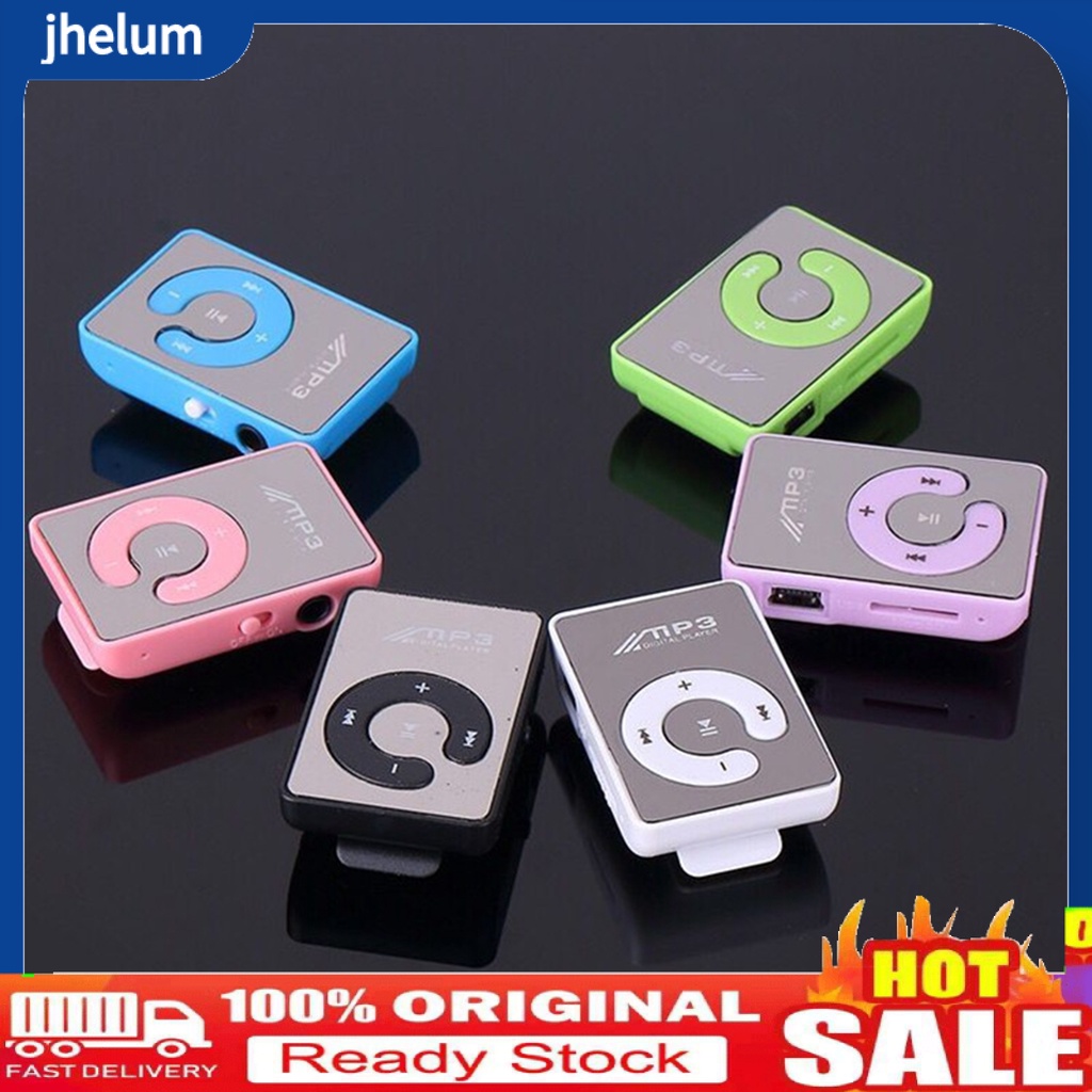 Máy Nghe Nhạc MP3 Dạng Kẹp Hỗ Trợ Thẻ Nhớ TF Cho Thể Thao