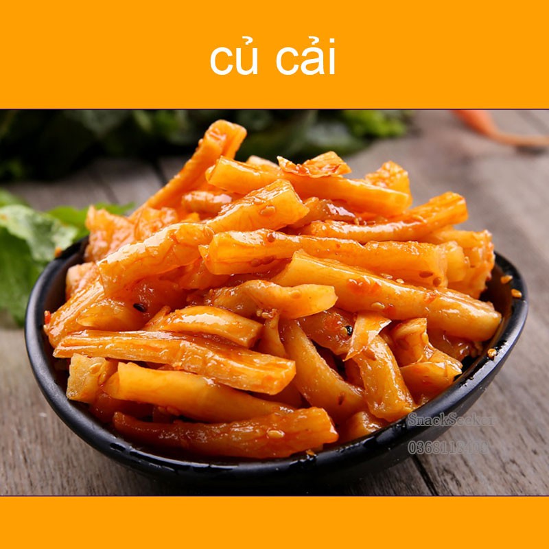 Rau Củ quả Tổng Hợp Muối Cay Tứ Xuyên - Rau củ quả 5 loại tổng hợp - Snackseeker - Đồ ăn vặt Trung Quốc | BigBuy360 - bigbuy360.vn