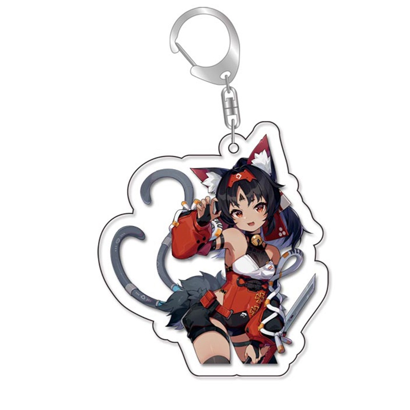 Móc Chìa Khóa Acrylic Hình Nhân Vật Game Zenless Zone Zero Geshin Va Chạm Mới 2022