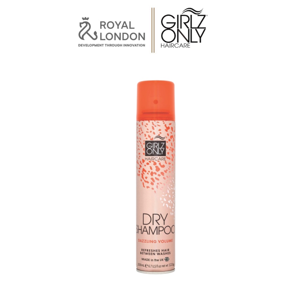 Combo 2 Dầu Gội Khô Dry Shampoo Girlz Only Tiện dụng Dazzling Volume & Dawn ‘Til Dusk