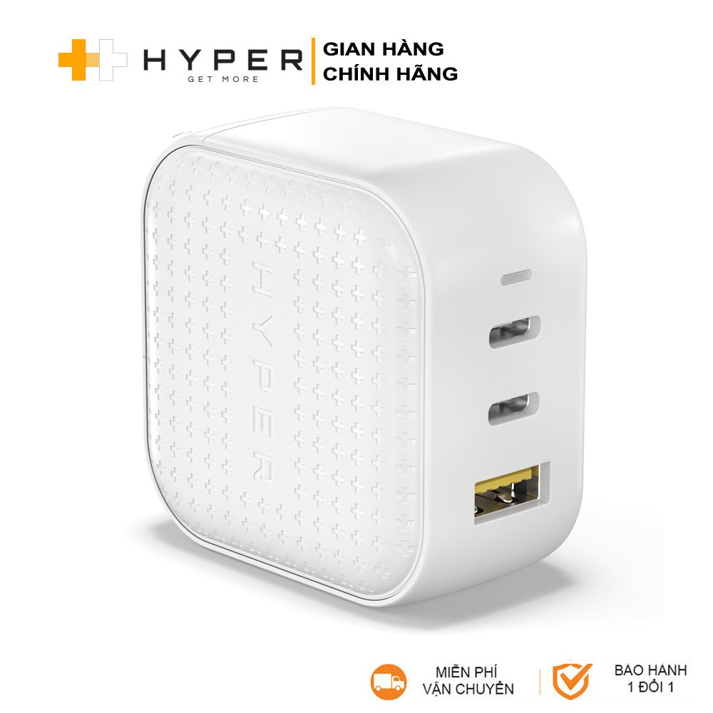 Sạc đa cổng Hyperjuice GaN 66W Charger Smallest - Nhỏ nhất thế giới (HJ265) - Hàng Chính Hãng