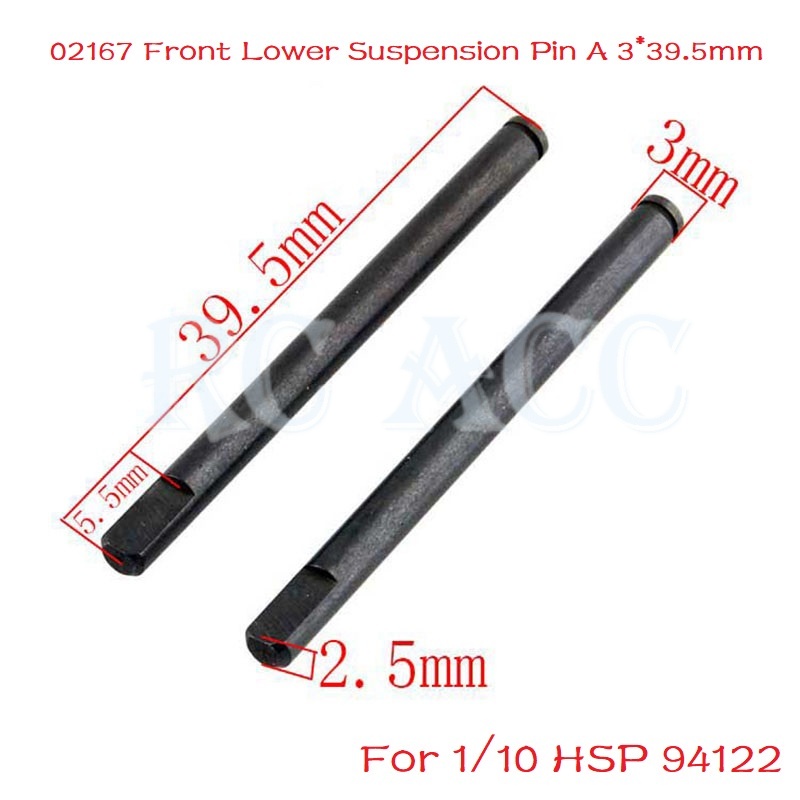 Ghim Trước / Sau Bằng Kim Loại Cho Xe Hơi Điều Khiển Từ Xa RC 02036 02061 02062 02063 02167 06018 06060 08019 08020 08068 08069 1 / 10