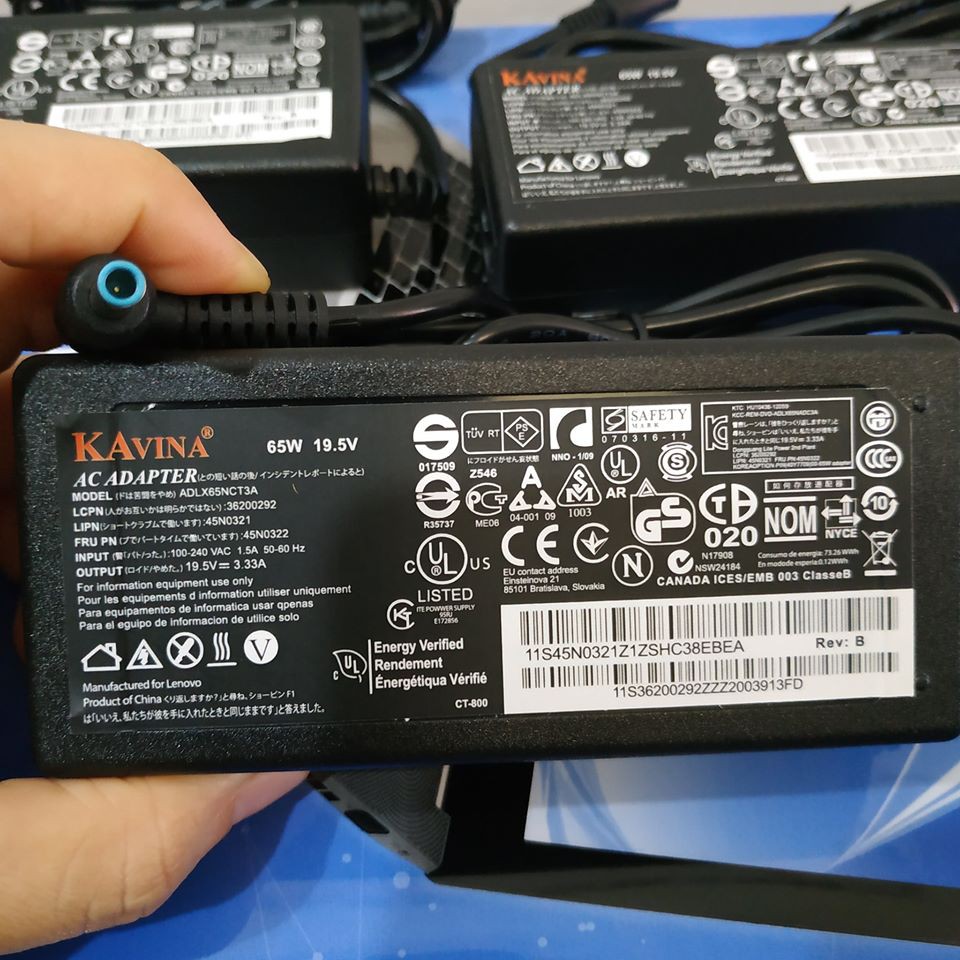 [ SỈ ] - Sạc Laptop HP ENVY Chân Kim Nhỏ Đầu Màu Xanh 19.5V - 3.33A -65W chính hãng dùng cho HP Envy 4/ Envy 6/ Pavilion