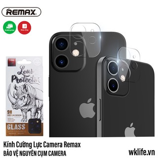 Cường Lực Camera iPhone 11 12 Pro Max Remax Bảo Vệ Toàn Bộ Cụm Camera