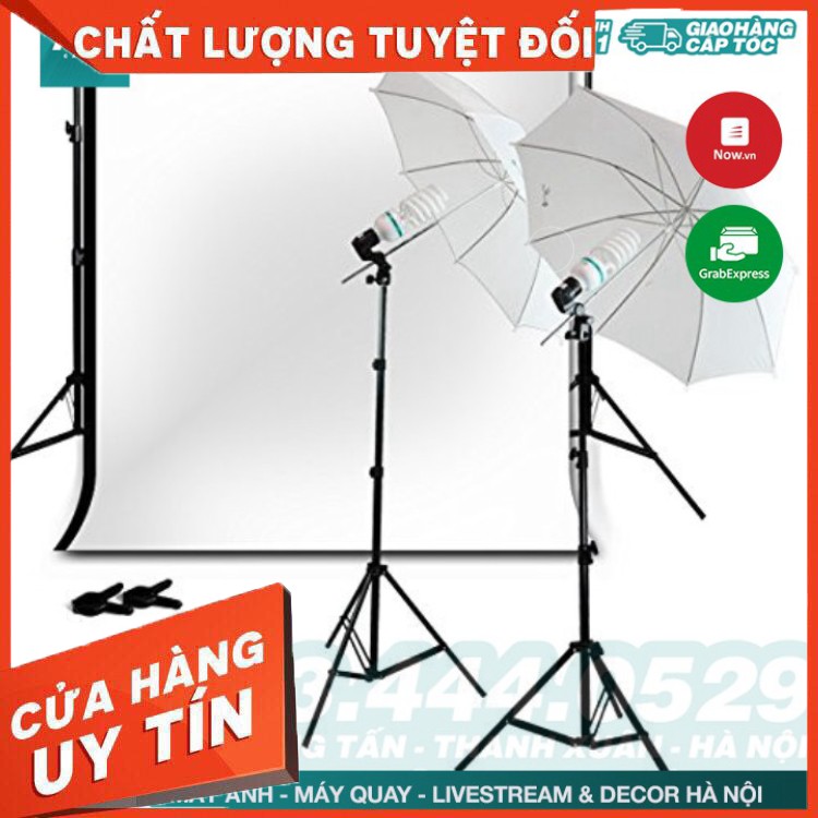 SIÊU RẺ | Dù tản sáng đèn, Ô Tản Sáng flash hoặc đèn Studio 83/110cm (bạc phản sáng/ trắng xuyên sáng) - AUG Camera Hà N