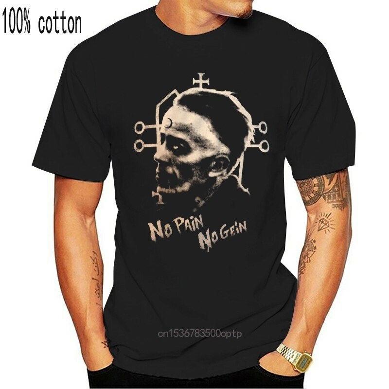 Không Đau Không Gein Áo Thun Nối Tiếp Sát Thủ Cuộc Sống Thực Kinh Dị Ed Gein Dahmer 2020 Cotton Nam 