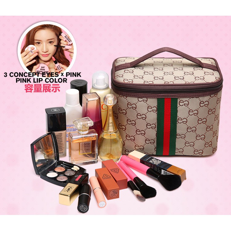 Túi đựng đồ trang điểm in họa tiết tiện dụng Zdh301