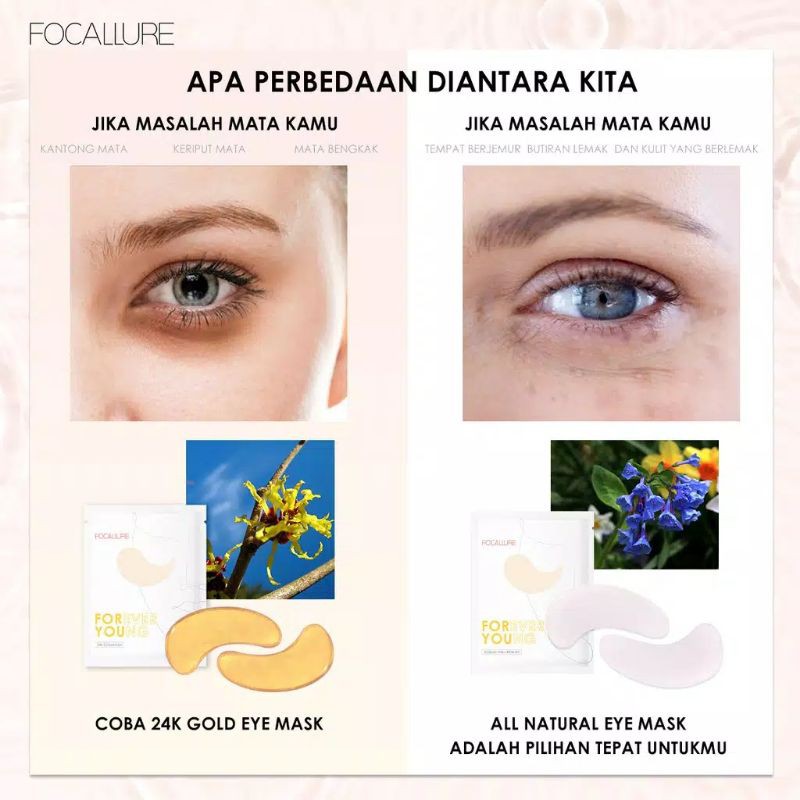 (hàng Mới Về) Mặt Nạ Mắt Và Môi Focallure Chất Lượng Cao | BigBuy360 - bigbuy360.vn