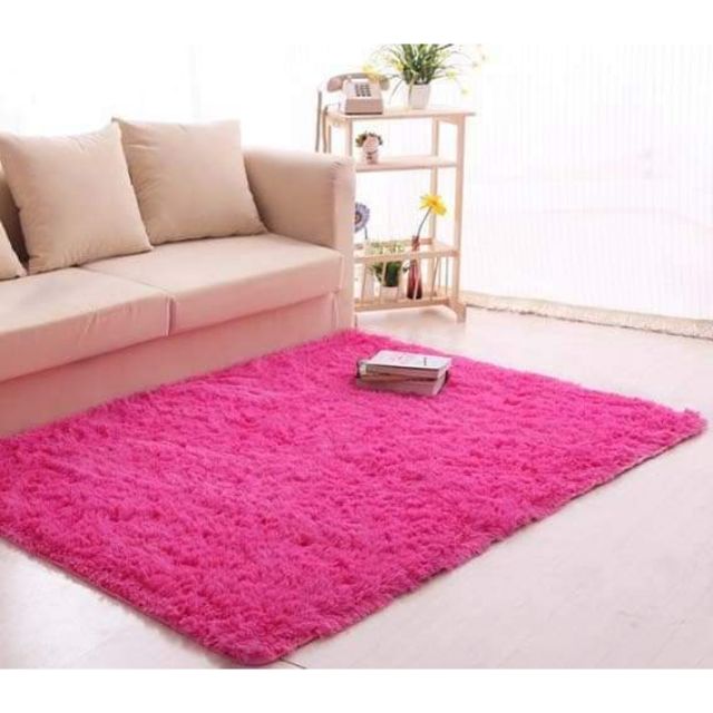 Thảm lông xù trải sàn 1,6m×2m