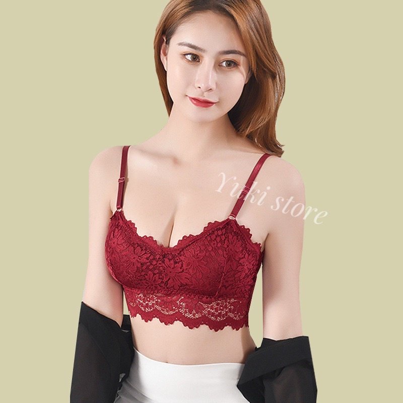 Áo Lót Nữ ❤️FREESHIP❤️ Áo Bra họa tiết ren hoa gợi cảm tôn vòng một sexy quyến rũ - Bra 343