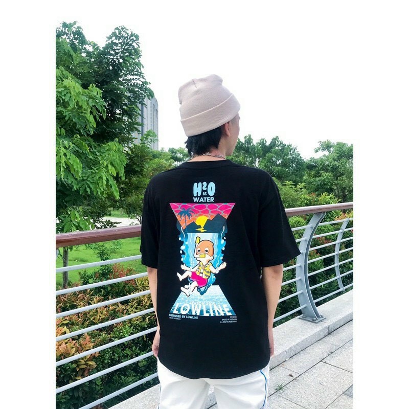 áo thun nam nữ cặp đôi Form rộng tay lỡ chuẩn UNISEX in hình đẹp