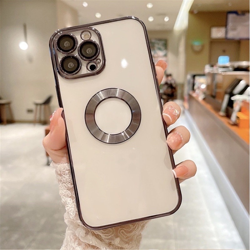Ốp lưng lP mạ ánh kim hở táo 6/6plus/6s/6splus/7/7plus/8/8plus/x/xr/xs/11/12/13/pro/max/plus/promax