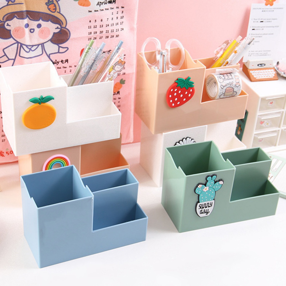 Giá Đỡ Bút / Thước Kẻ Thiết Kế Đơn Giản Tiện Dụng Cho Văn Phòng