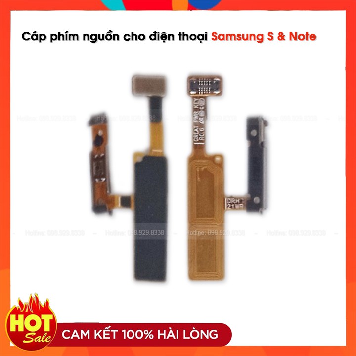 Cáp Nút Nguồn - Cáp phím nguồn của Samsung Galaxy Note 8/ 9/ 10/ 10 Plus/ S7/ S7 Edge/ S8/ S8 Plus/ S9/ S9 Plus/ S10