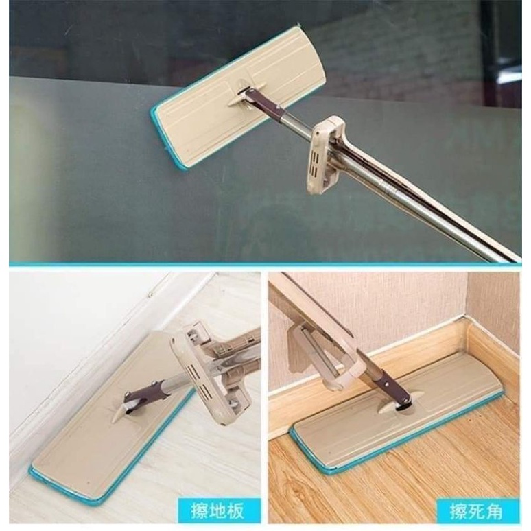 CÂY LAU NHÀ TỰ VẮT TẶNG HAI BÔNG LAU