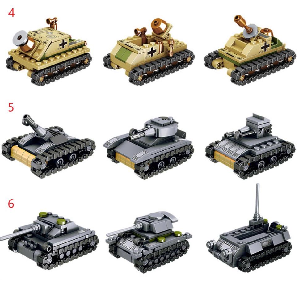 BỘ ĐỒ CHƠI LẮP GHÉP XẾP HÌNH  XE TĂNG, XE BỌC THÉP, XE PHÁO, Đồ chơi lắp ráp oto