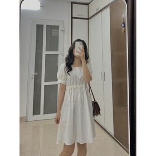 Váy thô eo rút dây - ảnh thật shop chụp