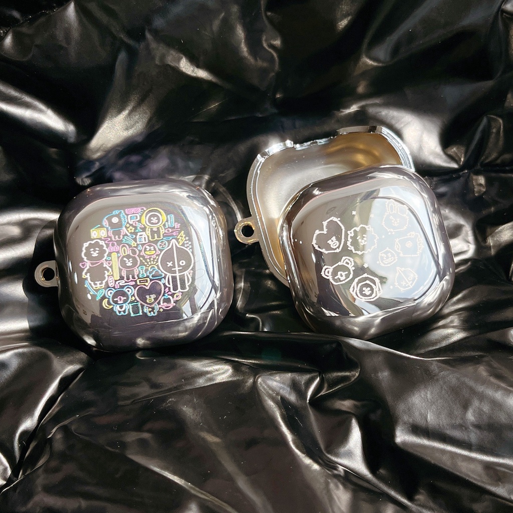 Vỏ Bảo Vệ Hộp Sạc Tai nghe không dây Samsung Buds 2 Hình Bangtan Boys 21