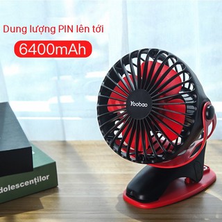 Quạt tích điện Yoobao mini 6400mAh
